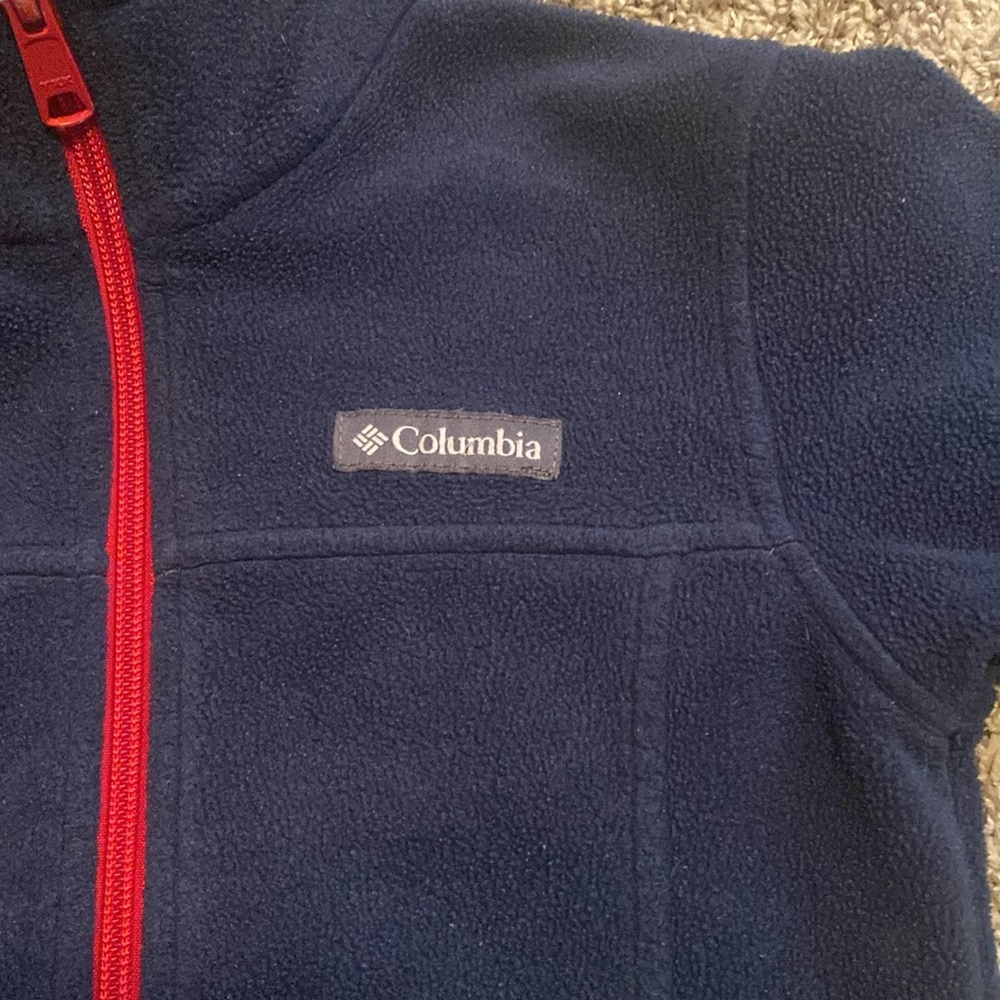 Columbia Fleece Jacket Navy XS - Picture 4 of 8